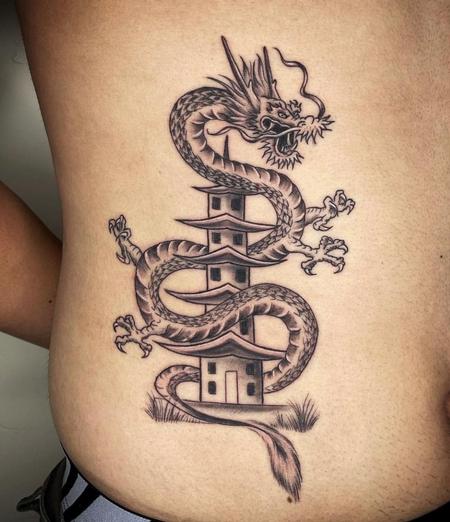 Tattoos - Dayton Smith Dragon - 144463